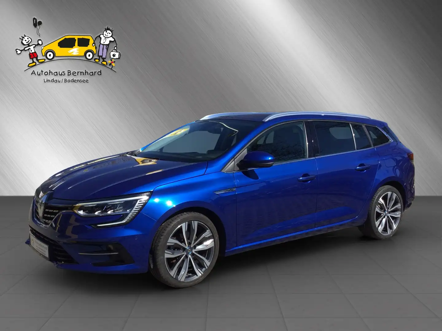Renault Megane IV Grandtour E-TECH 160 Plug-In Hybrid Intens Modrá - 1