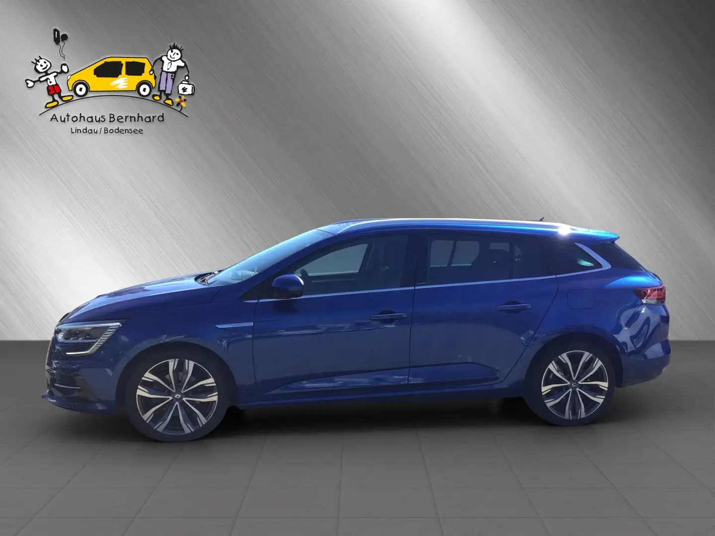 Renault Megane IV Grandtour E-TECH 160 Plug-In Hybrid Intens Modrá - 2