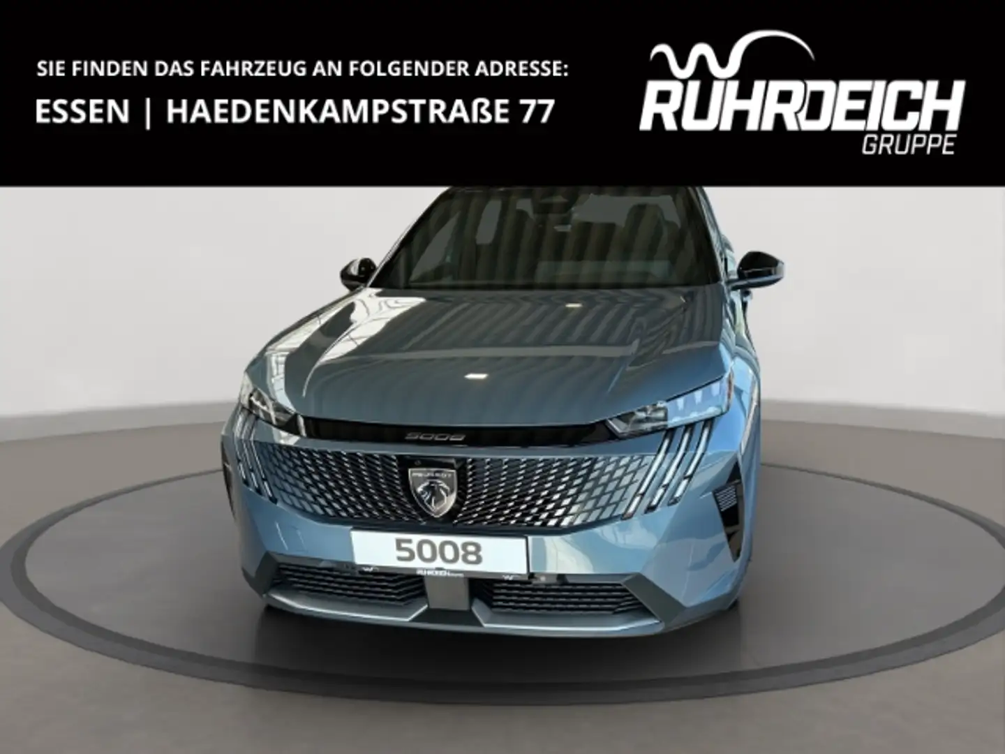 Peugeot 5008 GT Mild-Hybrid 136 E-DSC6 AHK PANO SHZ PDC Blau - 1