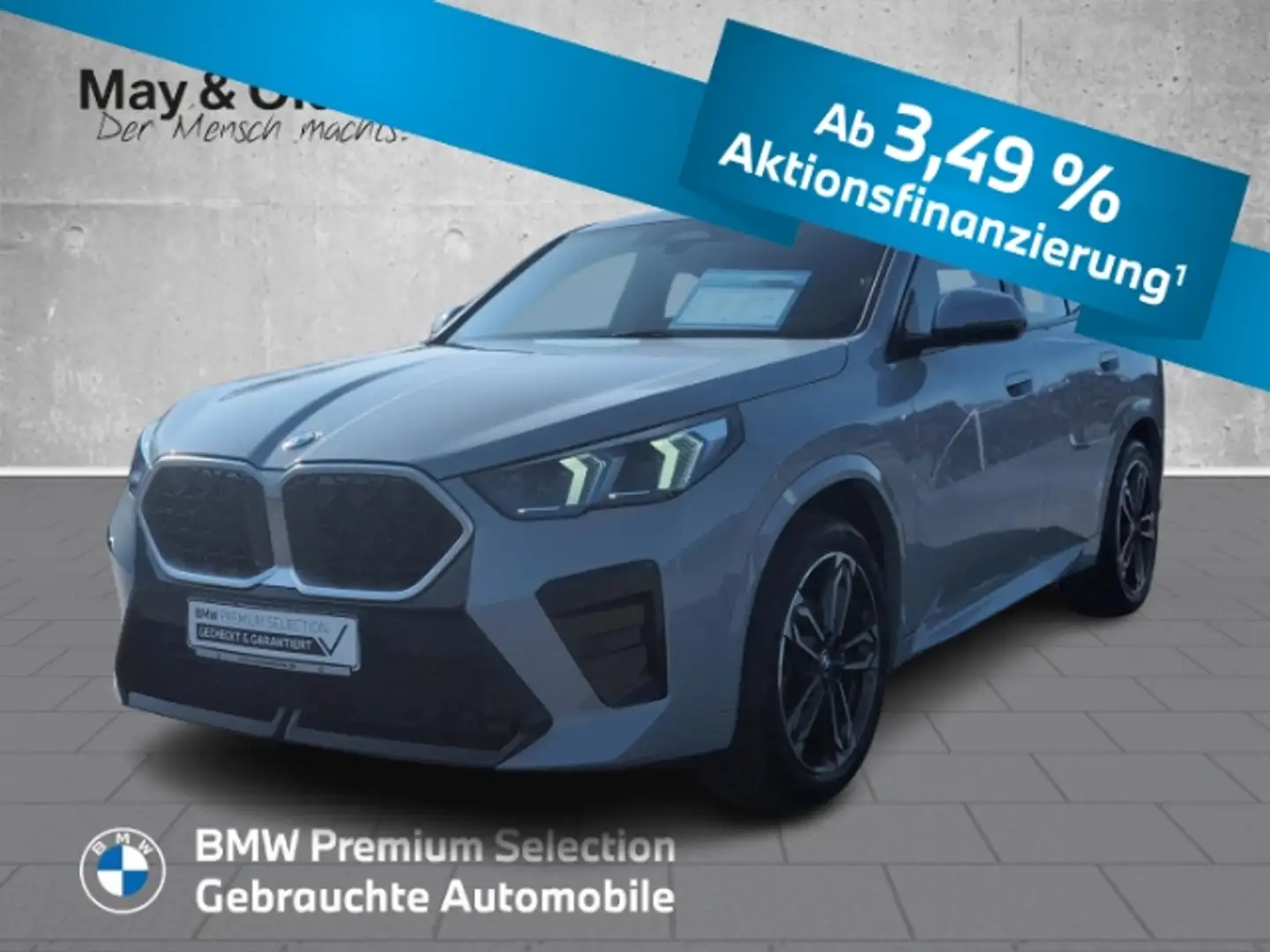 BMW X2 sDrive 18d M Sport AHK Navi SHZ LED H&K DAB Parkin Grau - 1