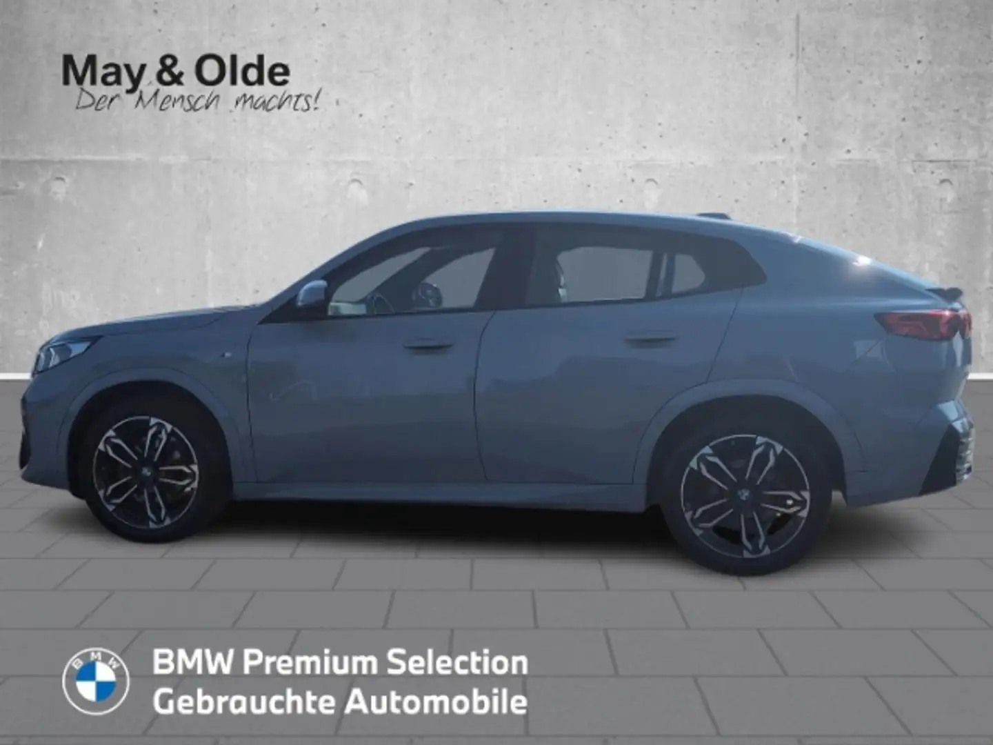 BMW X2 sDrive 18d M Sport AHK Navi SHZ LED H&K DAB Parkin Grau - 2
