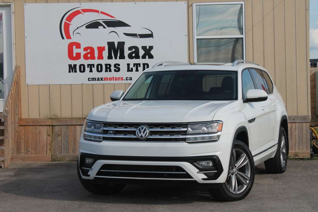 2018 Volkswagen Atlas Highline R-Line AWD | 1 Owner 7 Seater SUV | Pano