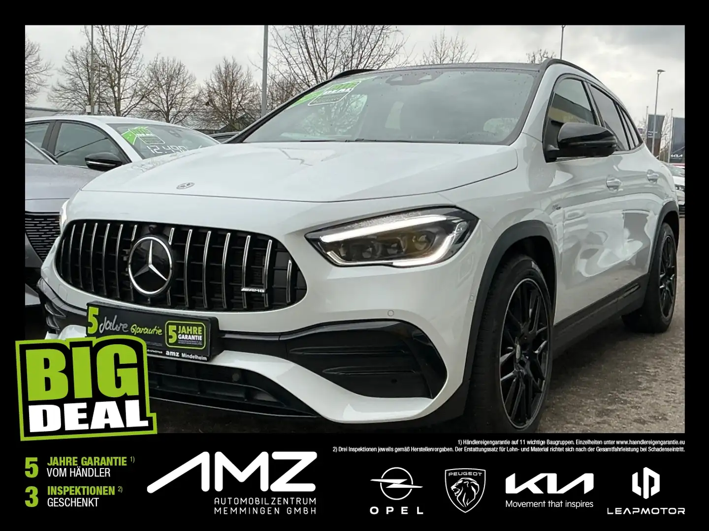 Mercedes-Benz A 35 AMG GL 4Matic Line LED+Navi+Pano+SD+SHZ+360 Blanc - 1