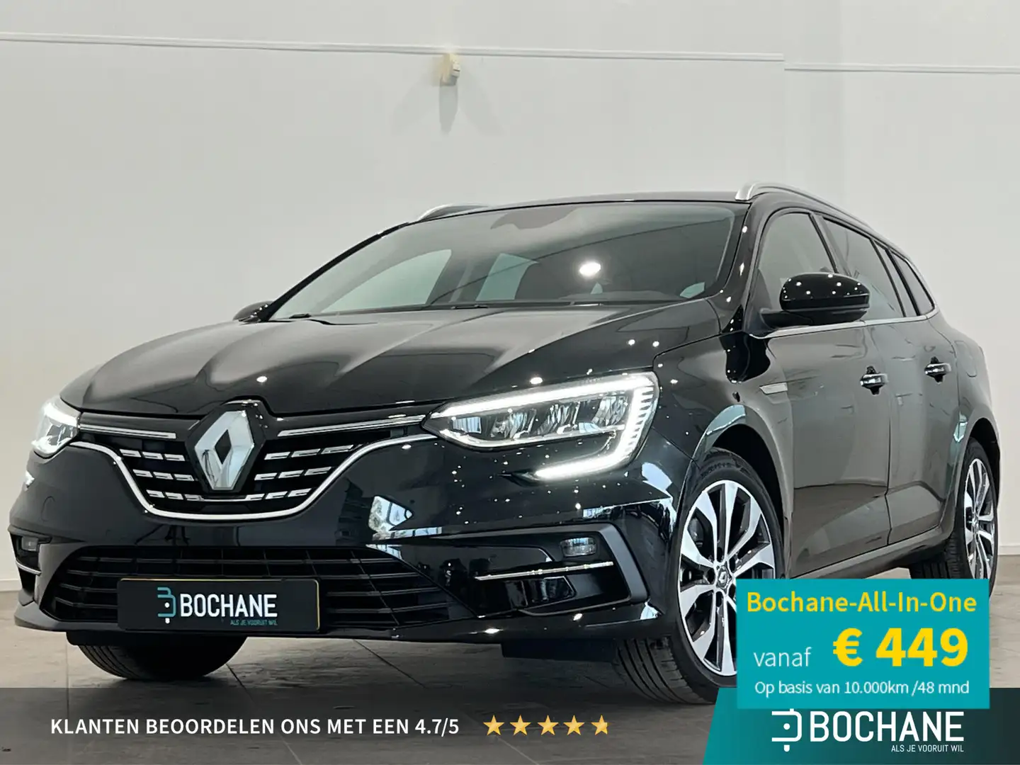 Renault Megane Estate 1.6 Plug-In Hybrid 160 Techno | Navi | Clim Zwart - 1