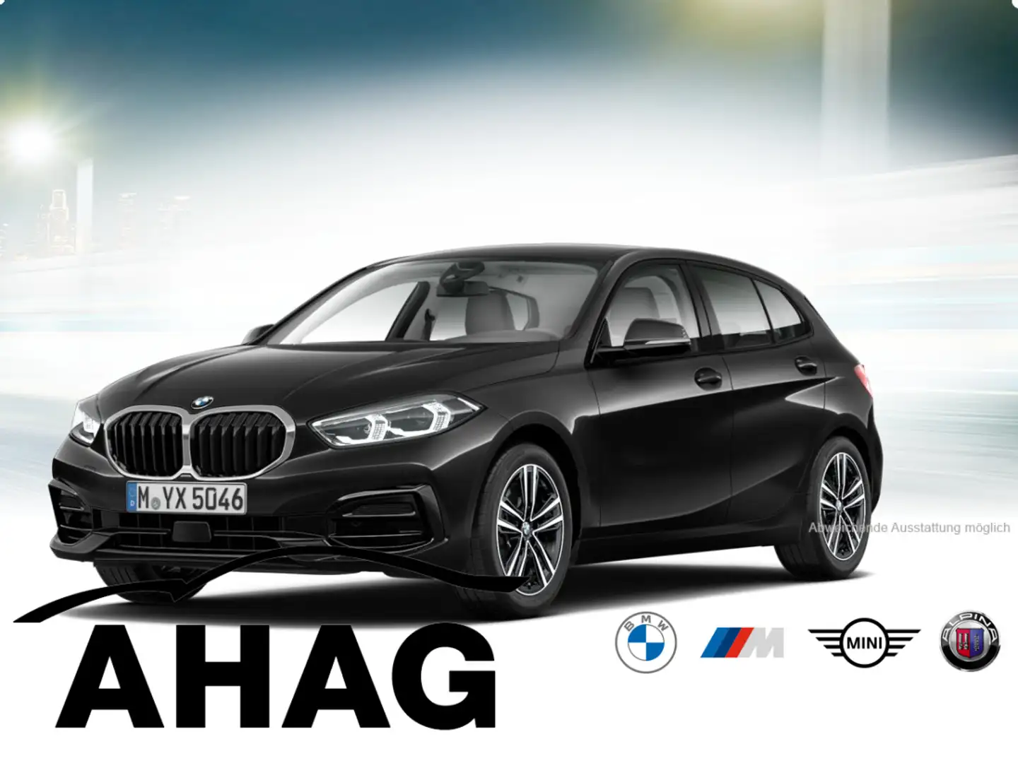 BMW 118 i Sport Line Klimaaut. Komfortzugang PDC HIFI Schwarz - 2