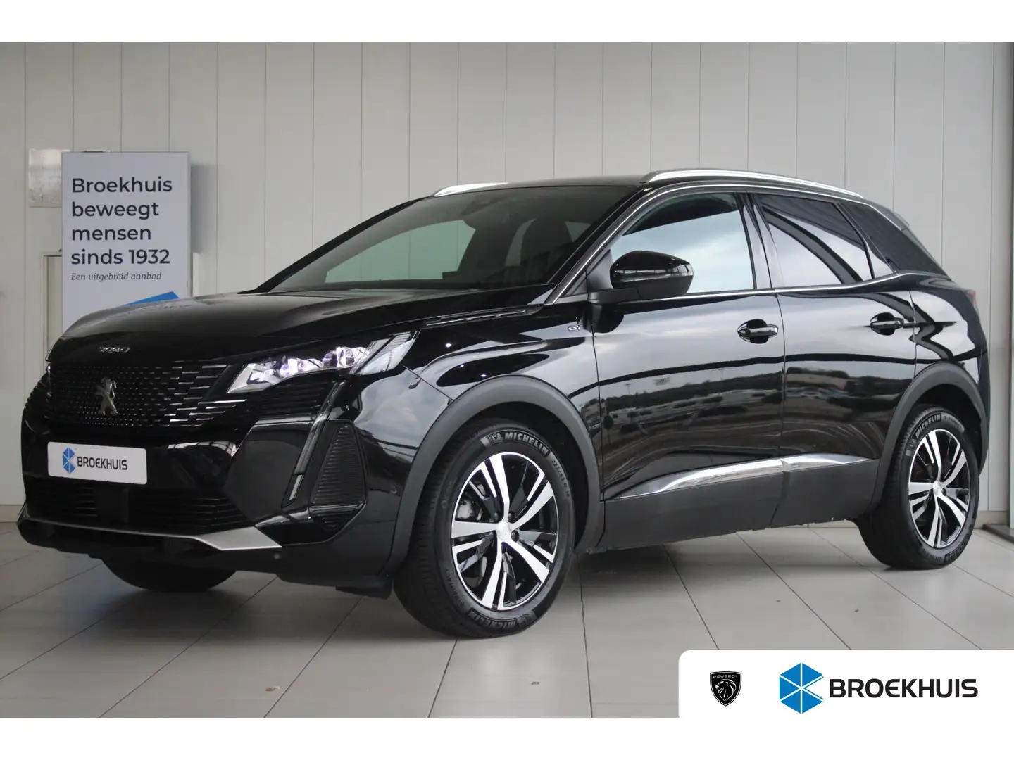 Peugeot 3008 1.2 Turbo 130-PK EAT8 AUTOMAAT GT PARKEERCAMERA | Noir - 1