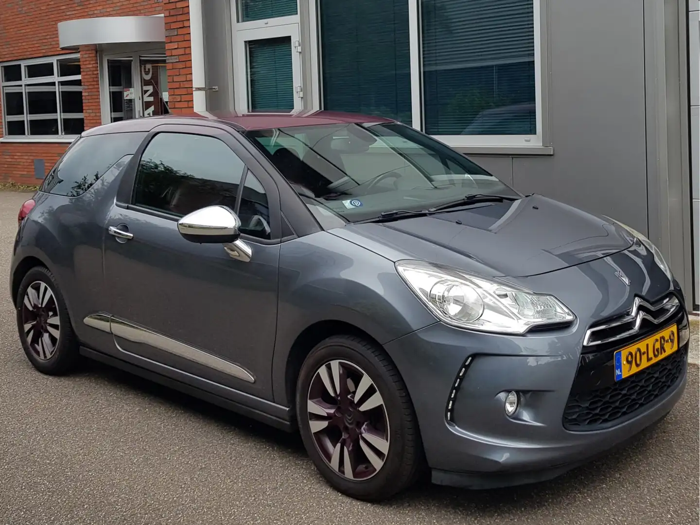 Citroen DS3 1.6 Vti 1e Eig! Leder Navi Ecc Cruise Nap Gris - 1