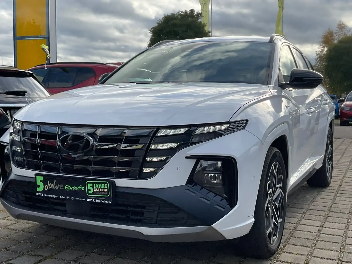 Hyundai TUCSON 1.6 T-GDI N Line ACC+LED+Navi+SHZ+360+LM Blanco - 2