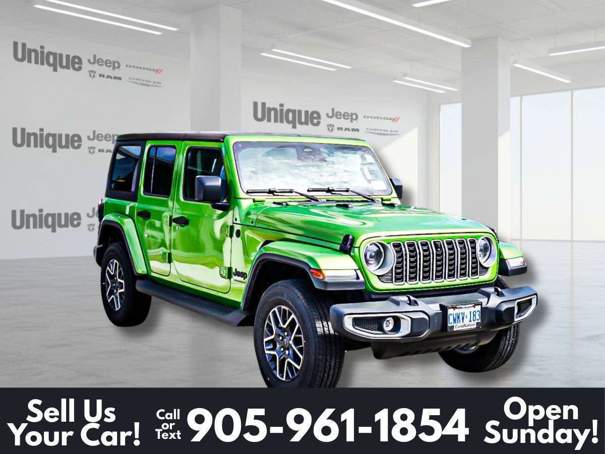 2026 Jeep Wrangler Sahara 4x4| COMPANY DEMO| TECH GRP| SAFETY GRP|