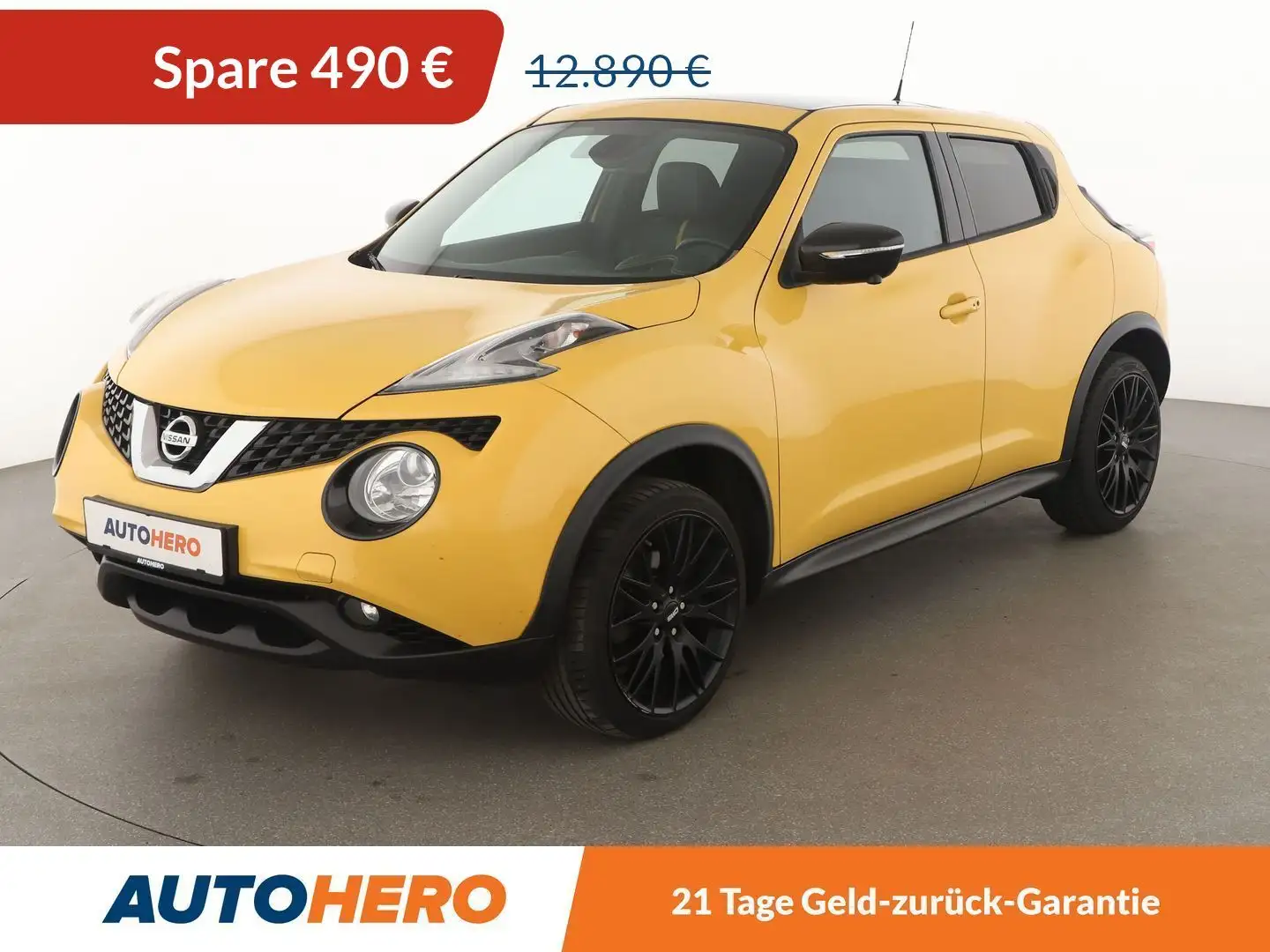 Nissan Juke 1.6 Tekna 4x4 Aut.*NAVI*360°CAM*SHZ*KLIMA* Giallo - 1