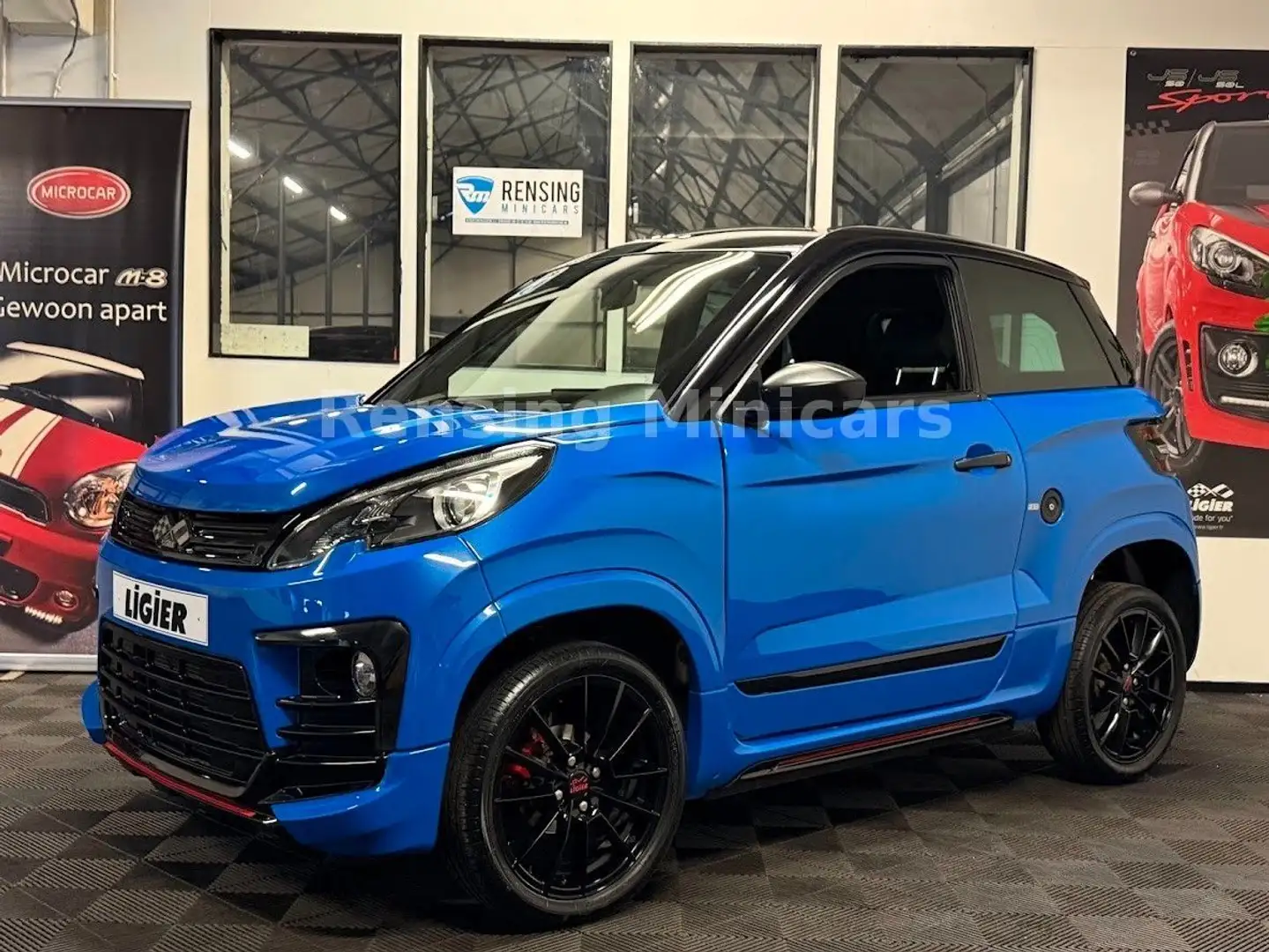 Ligier JS 60 JS60 Ultimate Carplay Mopedauto Microcar 45 KM Blau - 1