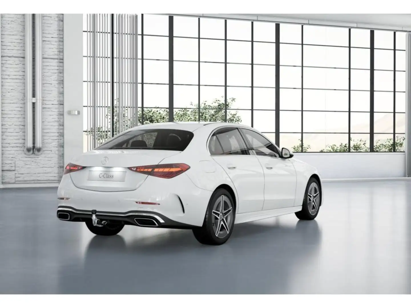 Mercedes-Benz C 180 AMG-Sport+Agility+Ambiente+Cam+LED+PTS+SHZ Weiß - 2