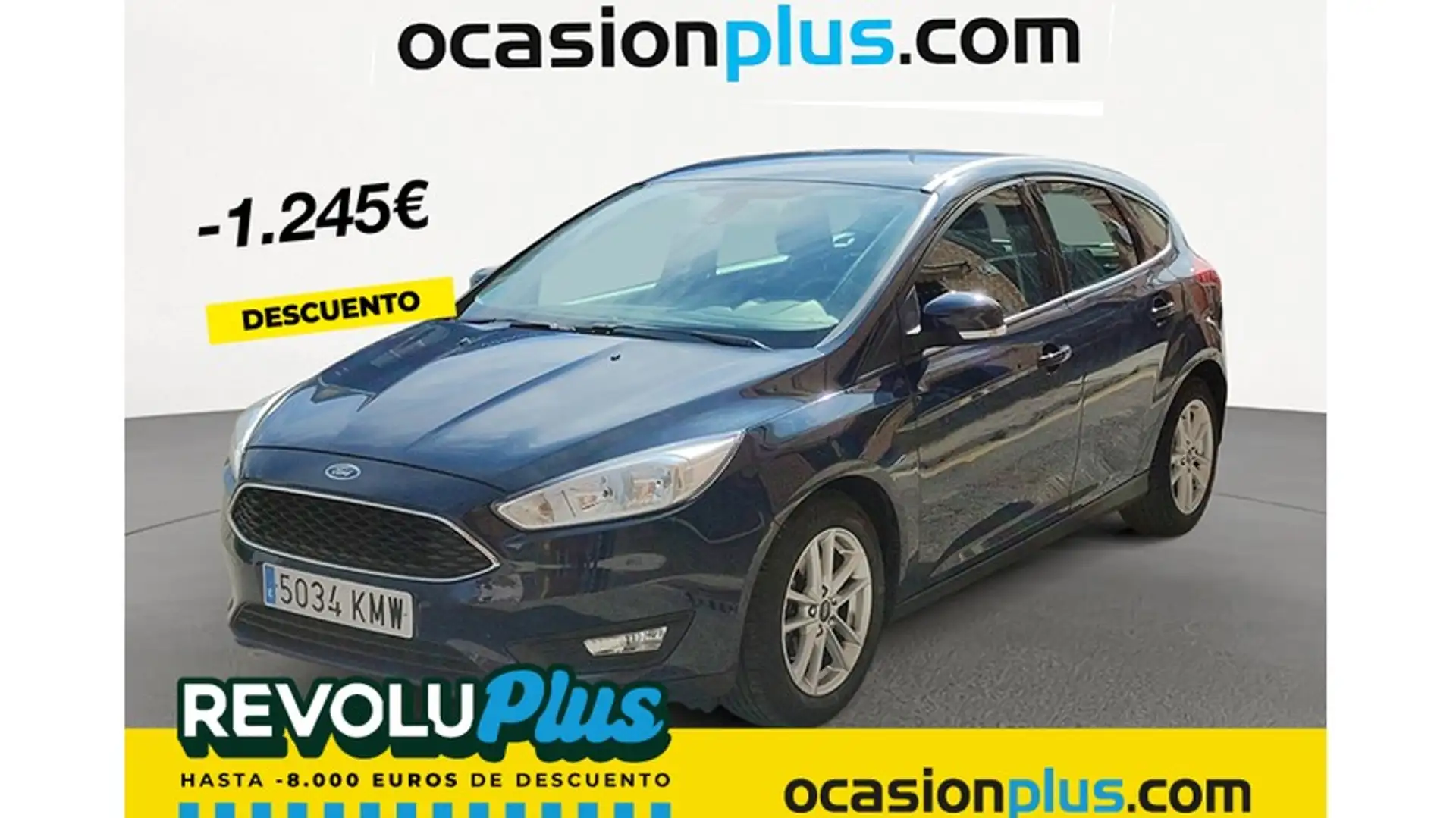 Ford Focus 1.0 Ecoboost Trend 100 Bleu - 1