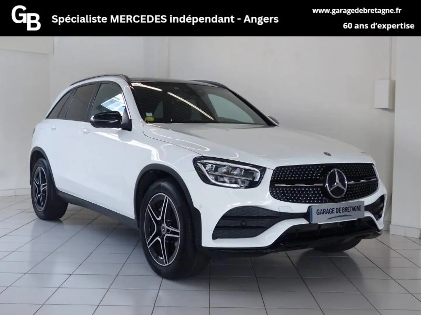 Mercedes-Benz GLC 200 200 d 163ch AMG Line 9G-Tronic Weiß - 1