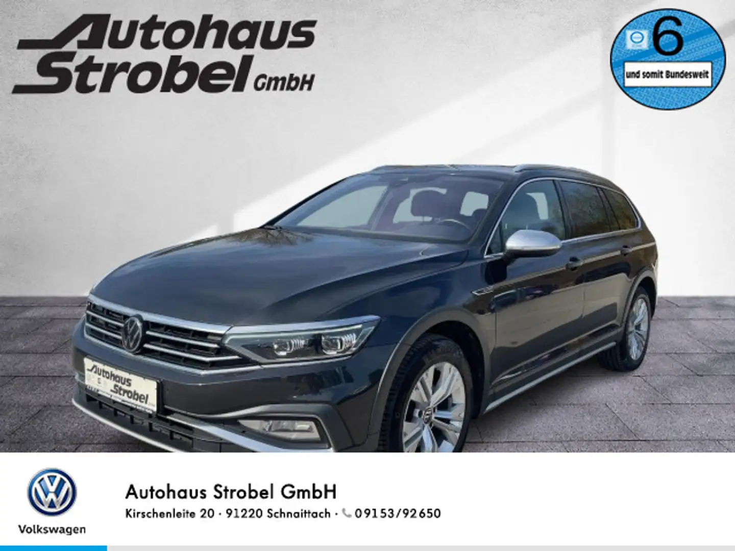 Volkswagen Passat Alltrack Passat Variant ALLTRACK 2.0 TDI DSG 4M AHK ACC S Grau - 1