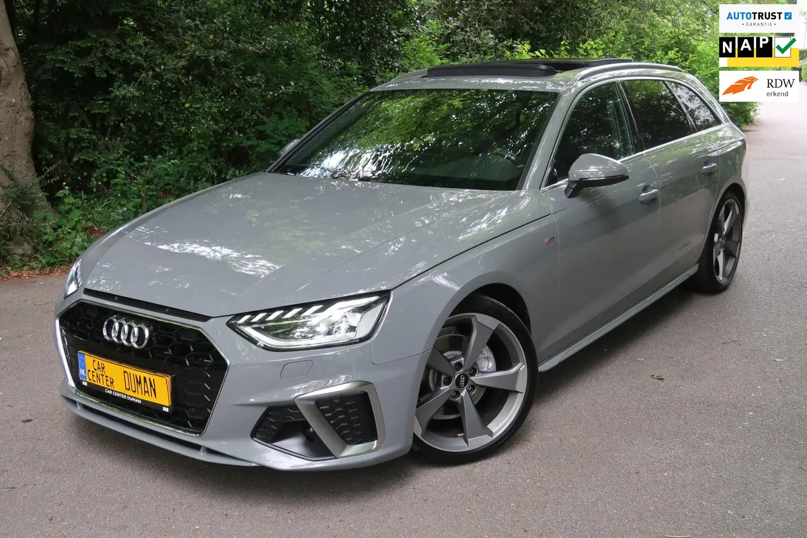 Audi A4 AVANT 40 TFSI Launch edition Sport 3x S-Line Pano Grijs - 1