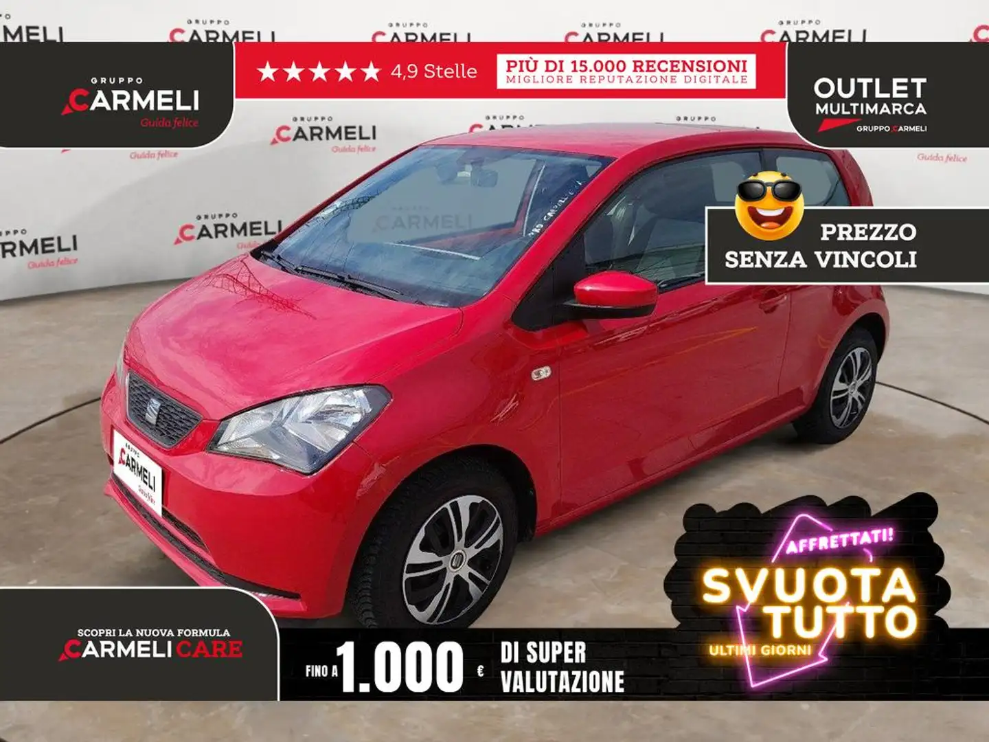 SEAT Mii 1.0 Style 60cv 3p Rosso - 1