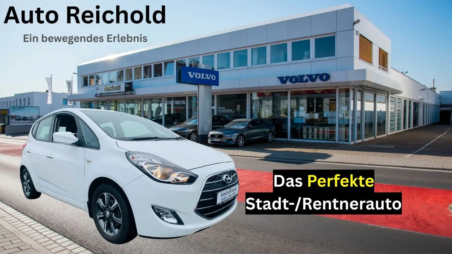 Hyundai iX20 1.6 Automatik Klima Einparkhilfe Bluetooth White - 1