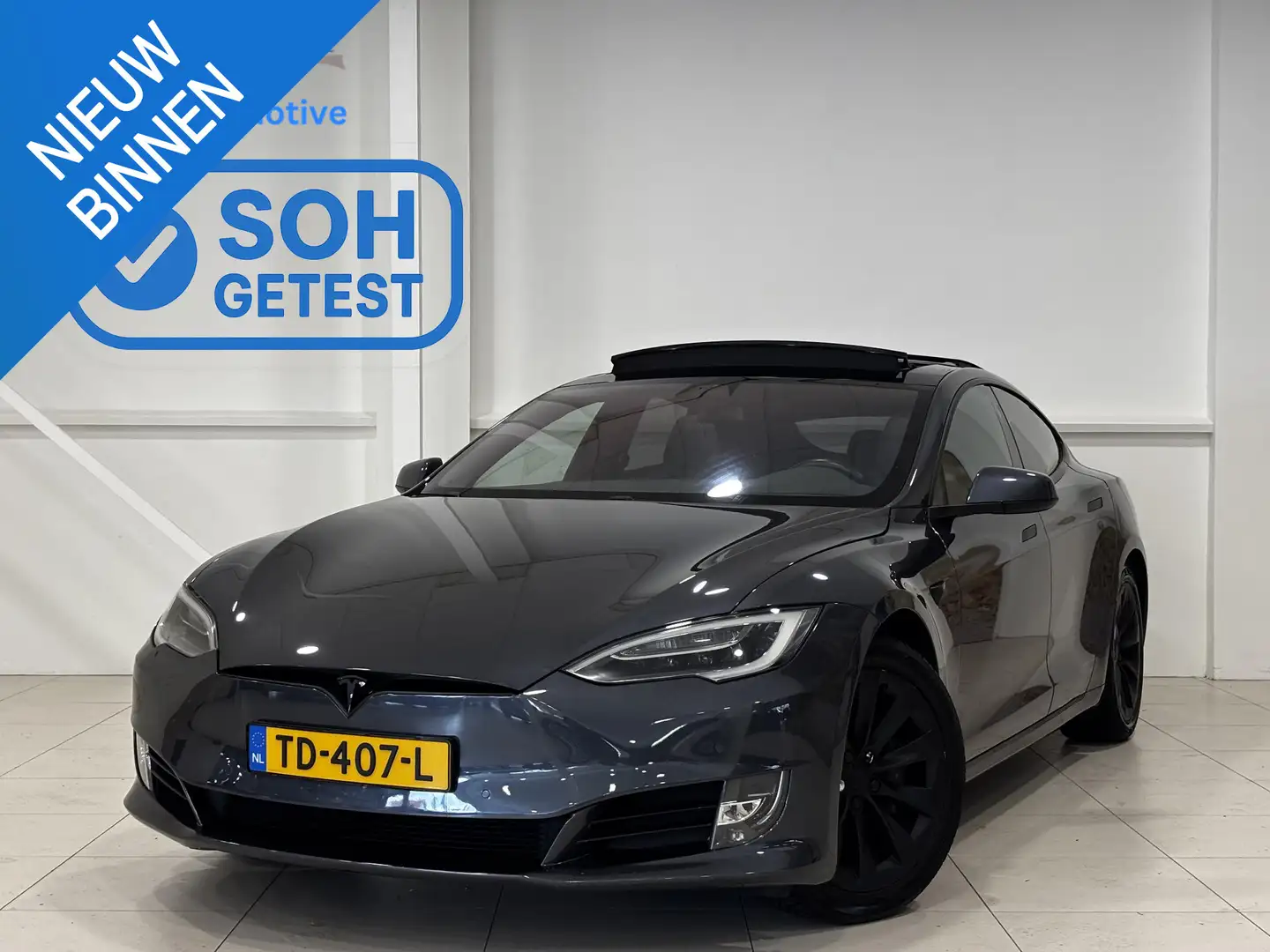 Tesla Model S 75D Base 90% SOH | Enhanced Autopilot | Panorama d Grijs - 1