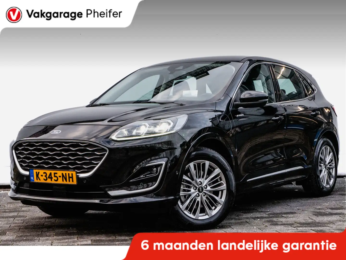 Ford Kuga 2.5 PHEV Vignale Trekhaak/ Leer/ Head up/ B&O soun Schwarz - 1