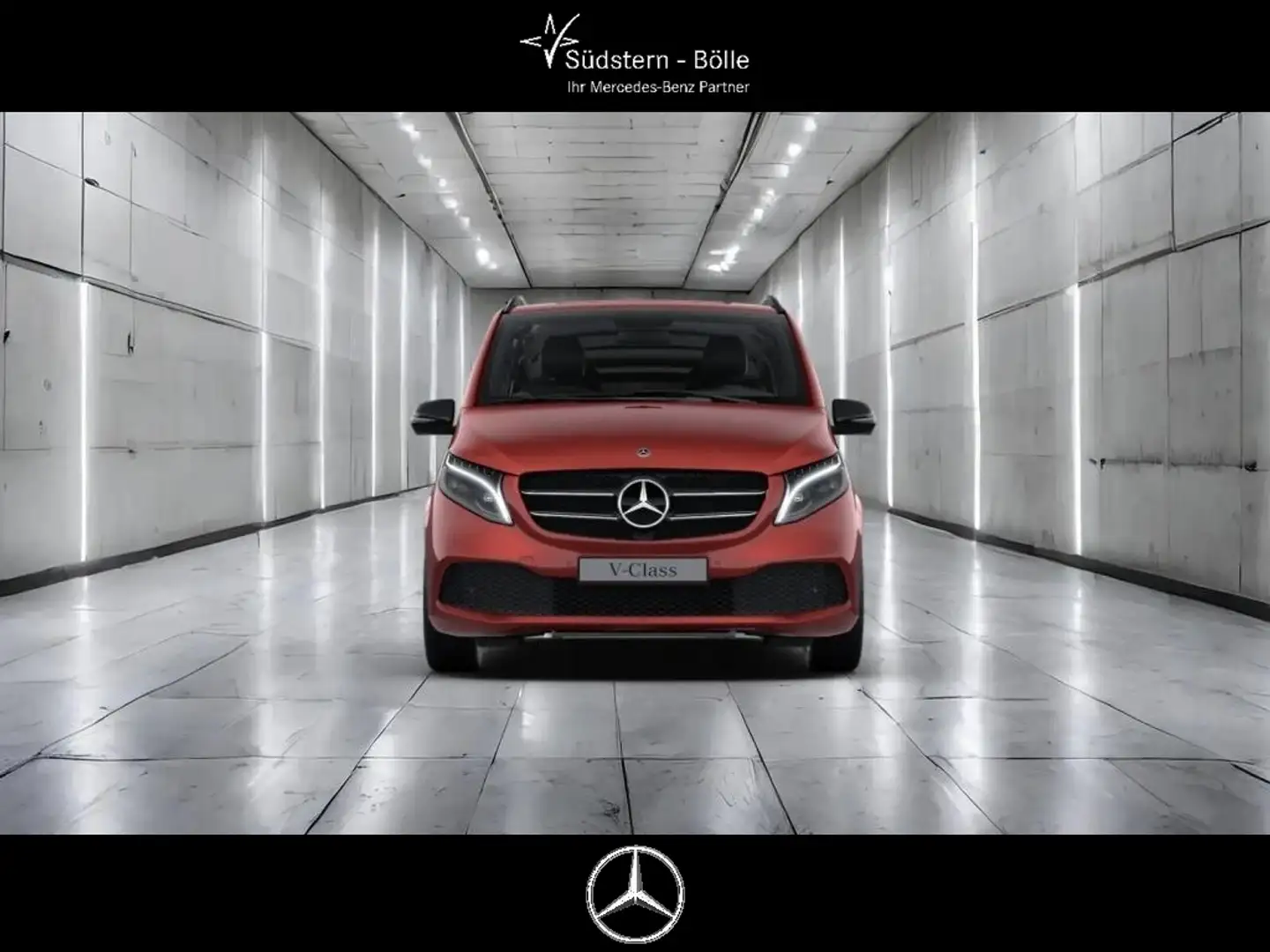 Mercedes-Benz V 250 EDITION MBUX+AIRMATIC+KAM+STHZ+AHK2,5T+LED Rot - 2