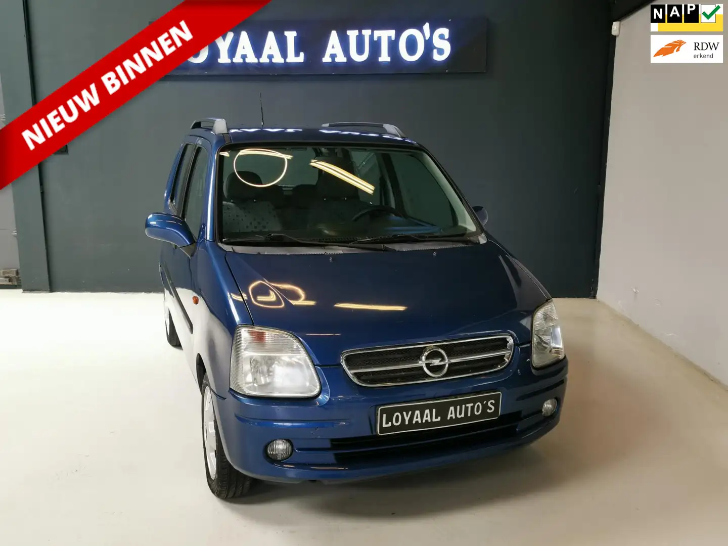 Opel Agila 1.2-16V Elegance | AIRCO | ELEK.RAMEN | NAP | APK. Blue - 1