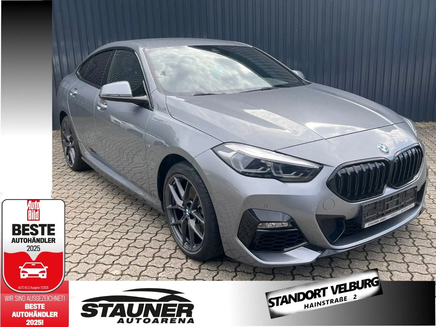 BMW 218i Aut. Gran Coupe M SPORT /Kamera/HarmKardon Grau - 1