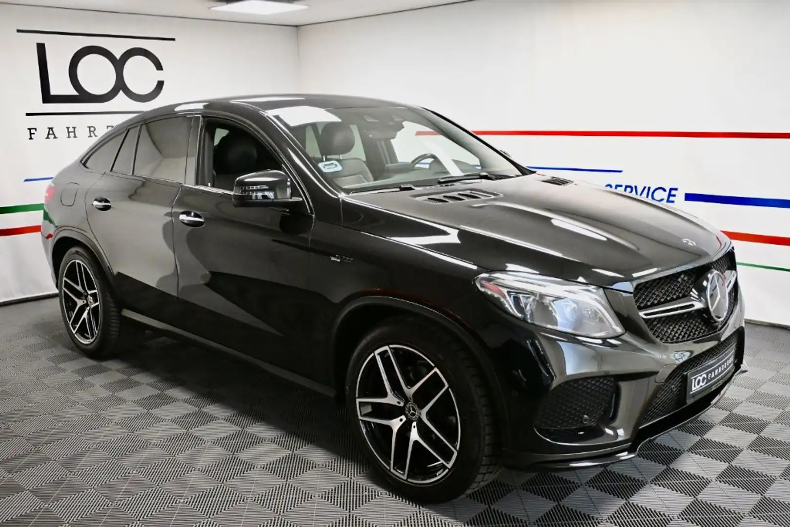 Mercedes-Benz GLE 350 d Coupe 4Matic 9G AMG NIGHT*AIRMATIC+STANDHEIZUNG* Negro - 1