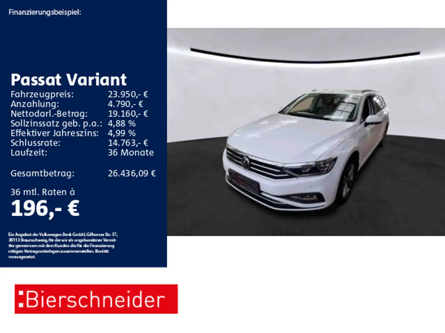 Volkswagen Passat Variant 2.0 TDI DSG Business AHK STAND MA Alb - 1