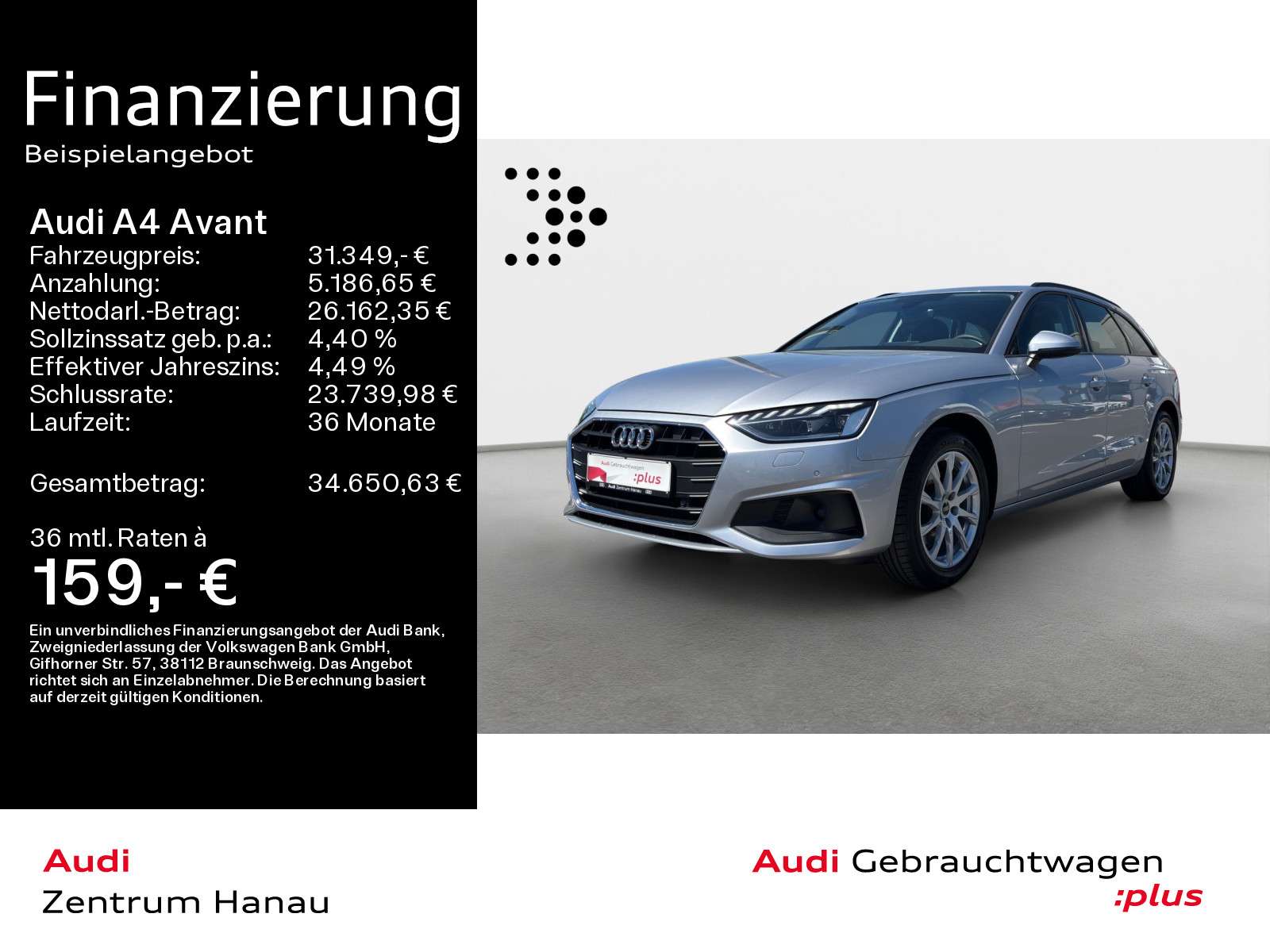 Second hand Audi A4 2.0 30 TDI