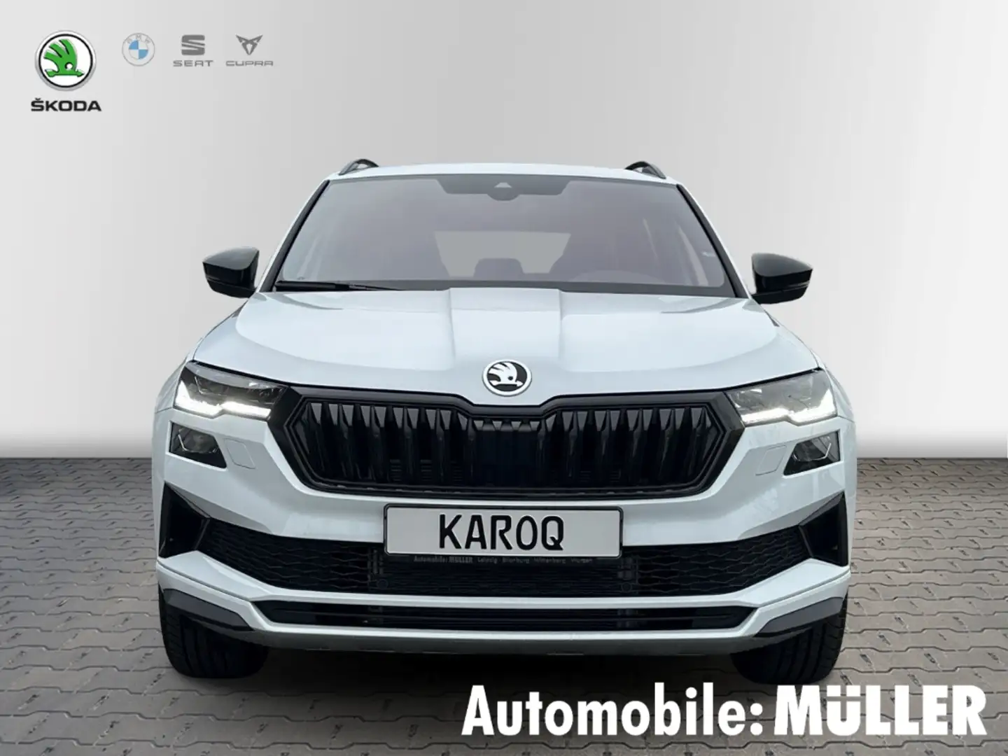 Skoda Karoq Sportline 2,0 TDI 110 kW7-Gang-DSG 4x4*AHK*Panarom Blanco - 2