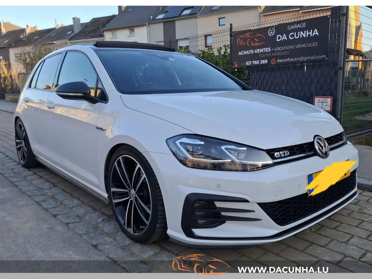 Volkswagen Golf VII GTD FACELIFT SPORT PACKET CUIR BI-XENON NAVI Wit - 1