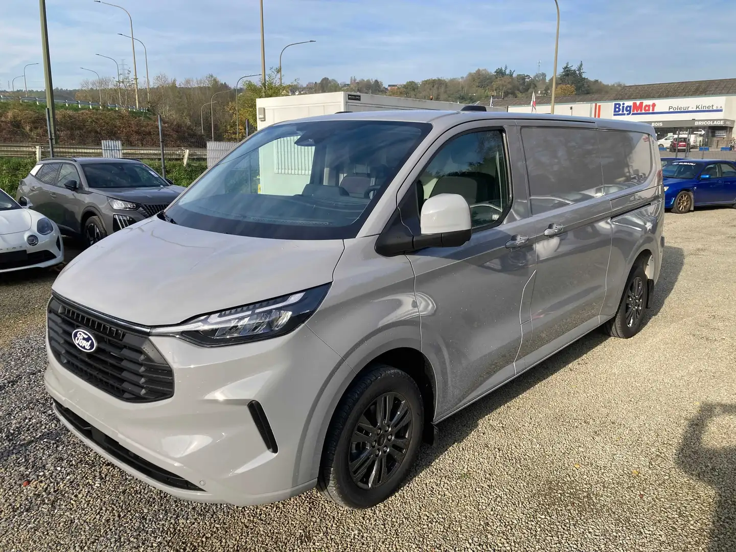 Ford Transit Custom Fourgon L2H1 2.0TDCI 170 320 limited Boite auto Gris - 2
