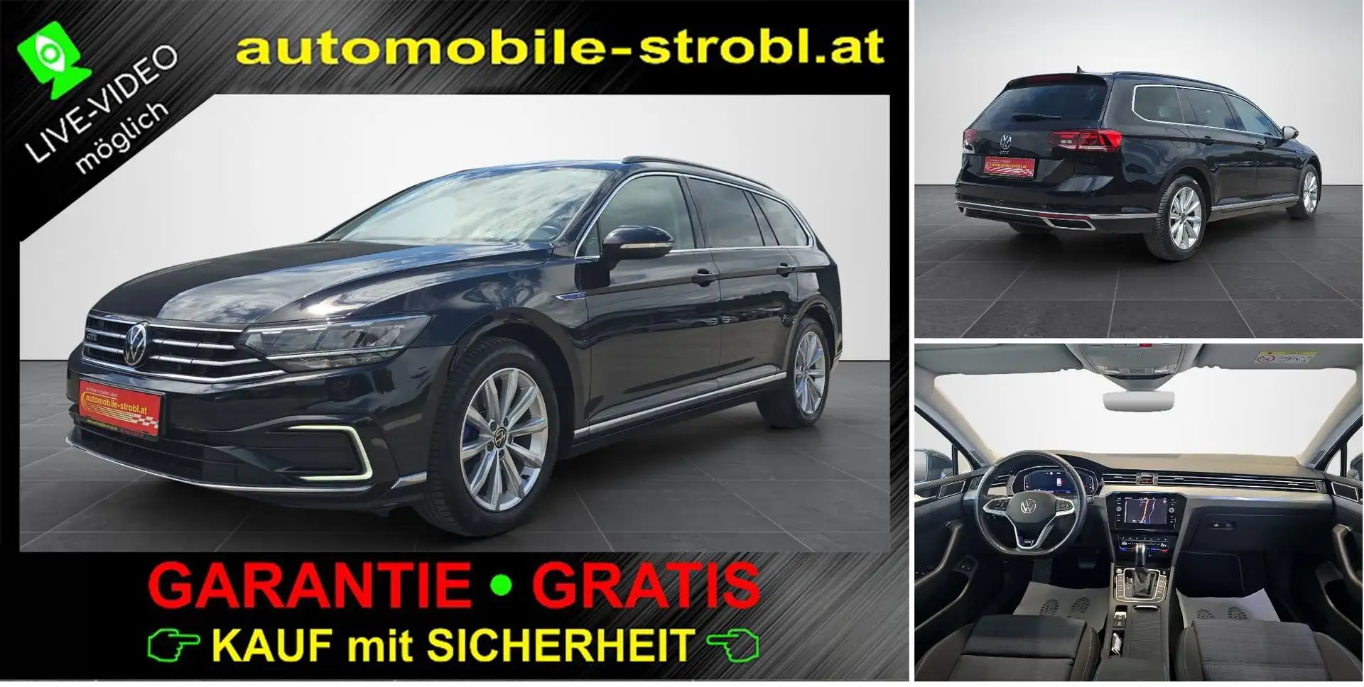Volkswagen Passat Hyb. GTE Virt.C ACC Massage GARANTIE Schwarz - 1