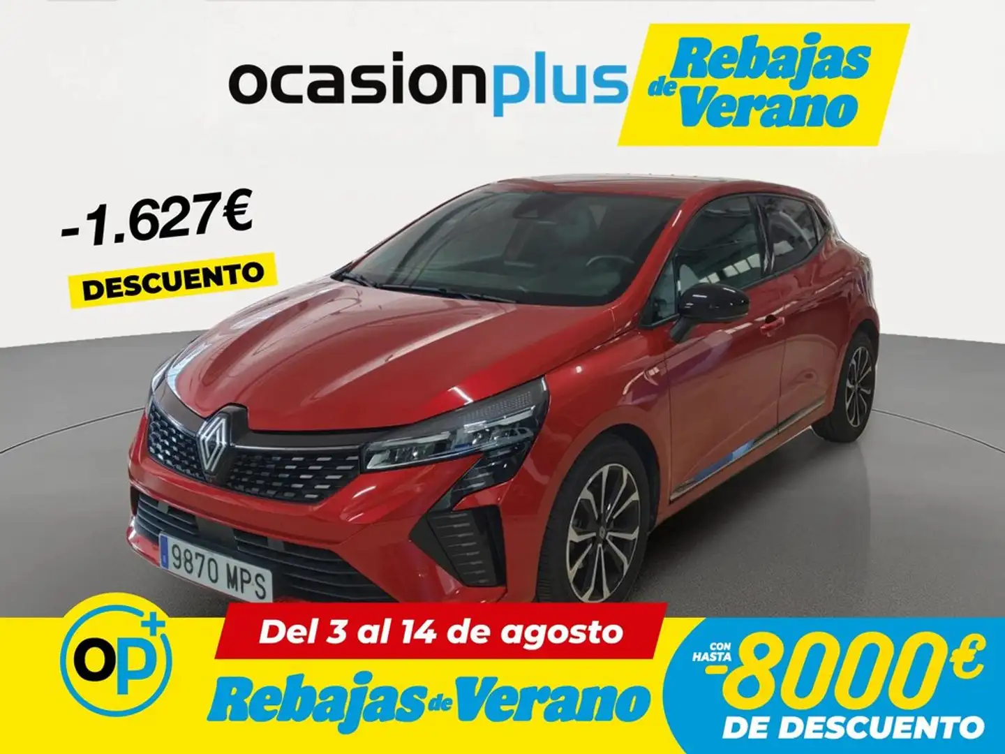 Renault Clio TCe Techno 67kW Rojo - 1