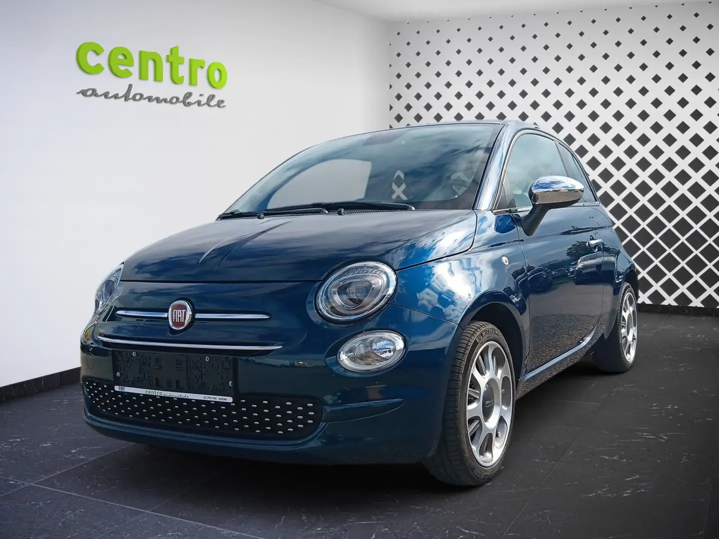 Fiat 500 Lounge Blau - 1