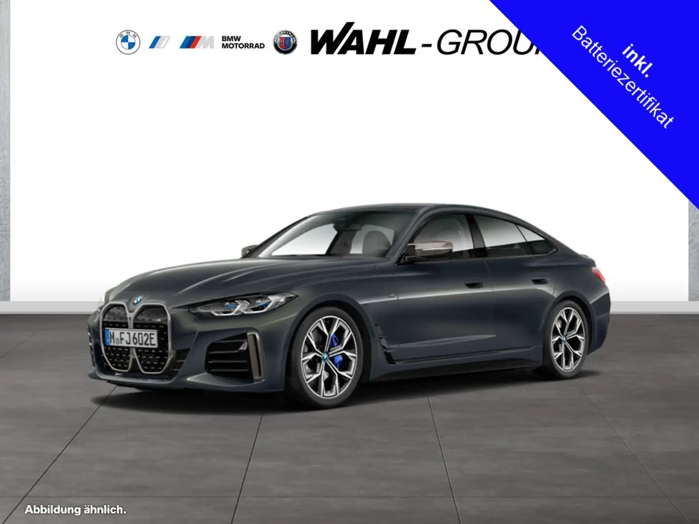 BMW i4 M50 GRAN COUPÉ LASER AHK E-SITZE KOMFORTZG   HIFI Gris - 1