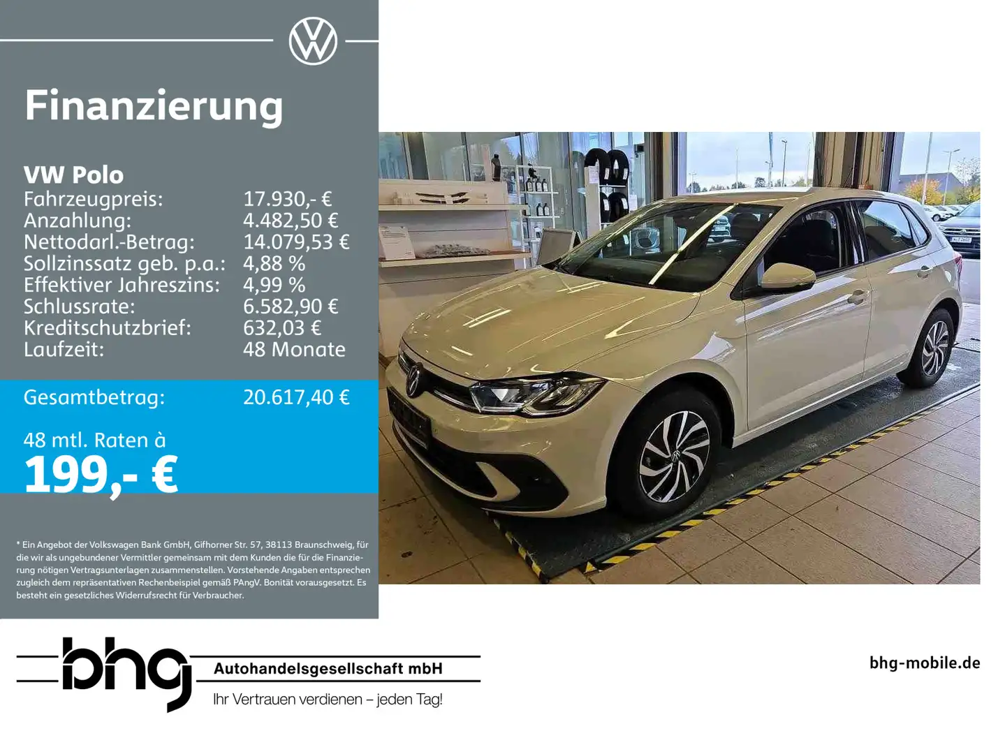 Volkswagen Polo 1.0 Life Grau - 1