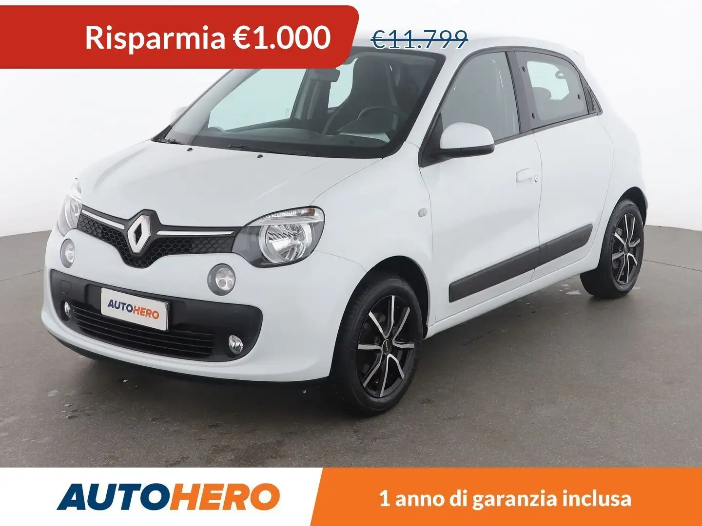 Renault Twingo 1.0 SCe Lovely EDC Blanc - 1