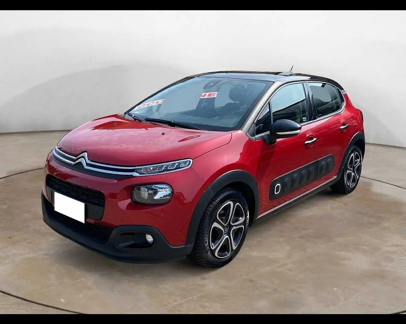 Citroen C3 III 2017 C3 1.5 bluehdi Elle s&s 100cv 5m Rouge - 1