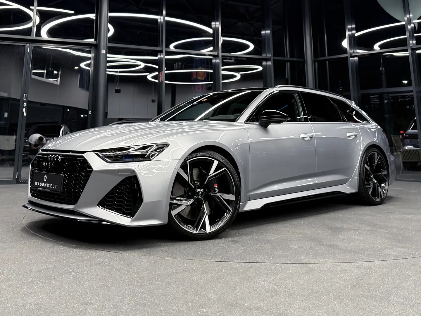 Audi RS6 4.0 TFSI quattro, AHK,  360°, StHz, Dynamik P. Silber - 2