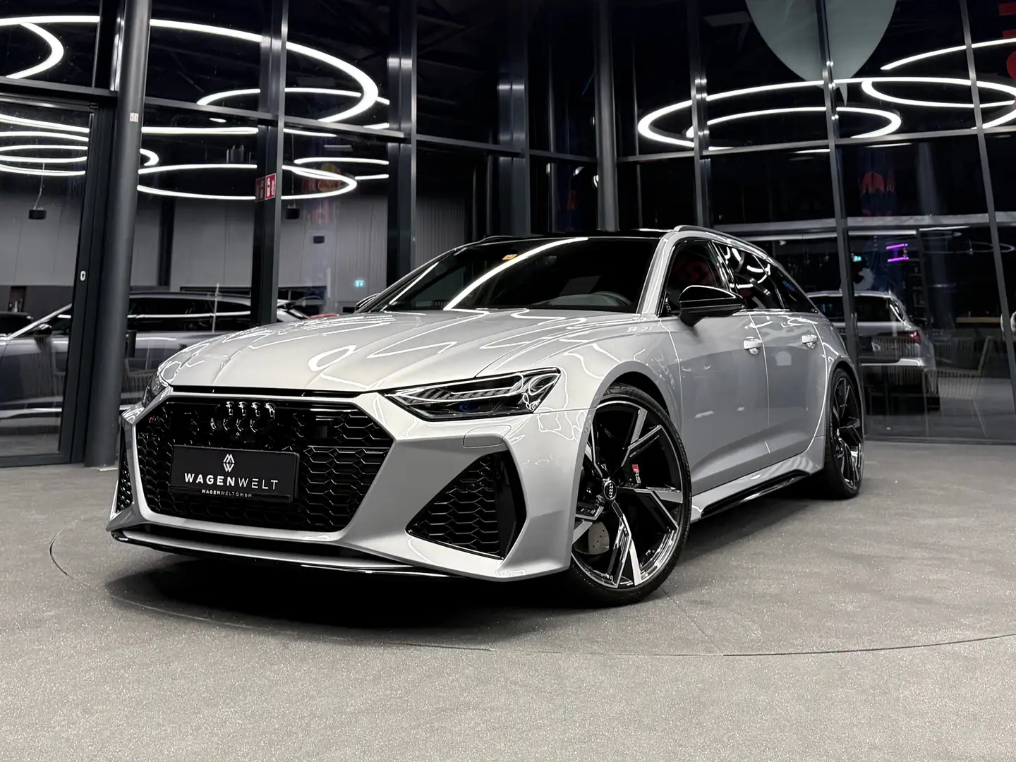 Audi RS6 4.0 TFSI quattro, AHK,  360°, StHz, Dynamik P. Silber - 1