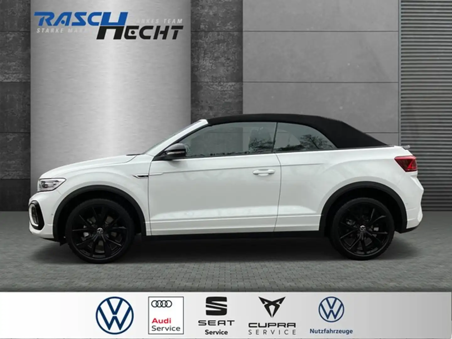 Volkswagen T-Roc Cabriolet R-Line 1.5 TSI DSG*KLIMA*NAVI* Weiß - 2