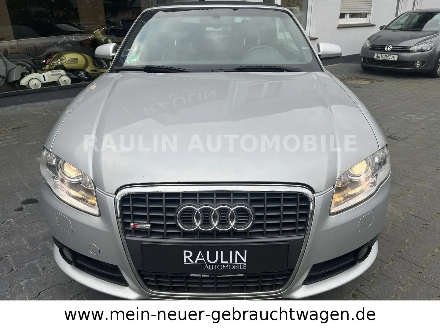 Audi A4 Cabriolet 1.8 T  S-Line AUTOMATIK*XENON Silber - 2