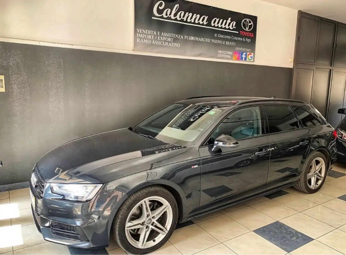 Audi A4 Avant  2.0 tdi S line Virtual/navi/xenon/pelle/led Grigio - 1