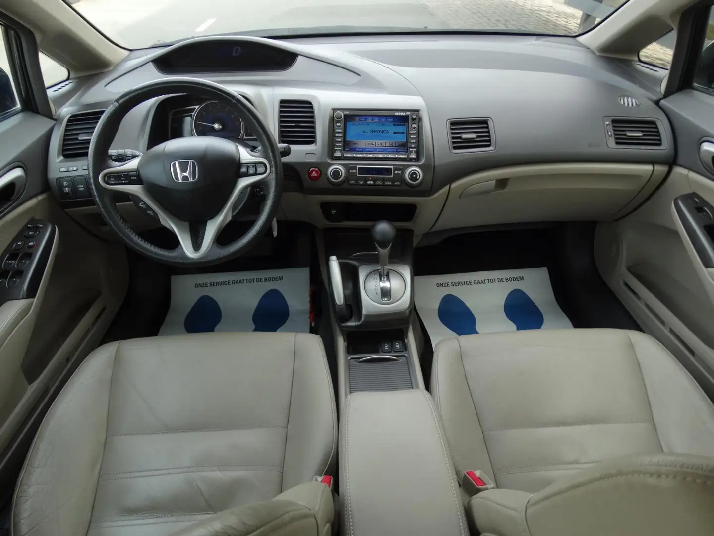 Honda Civic 1.3 Hybrid Elegance -AUTOMAAT - CLIMATE / CRUISE C Zwart - 2