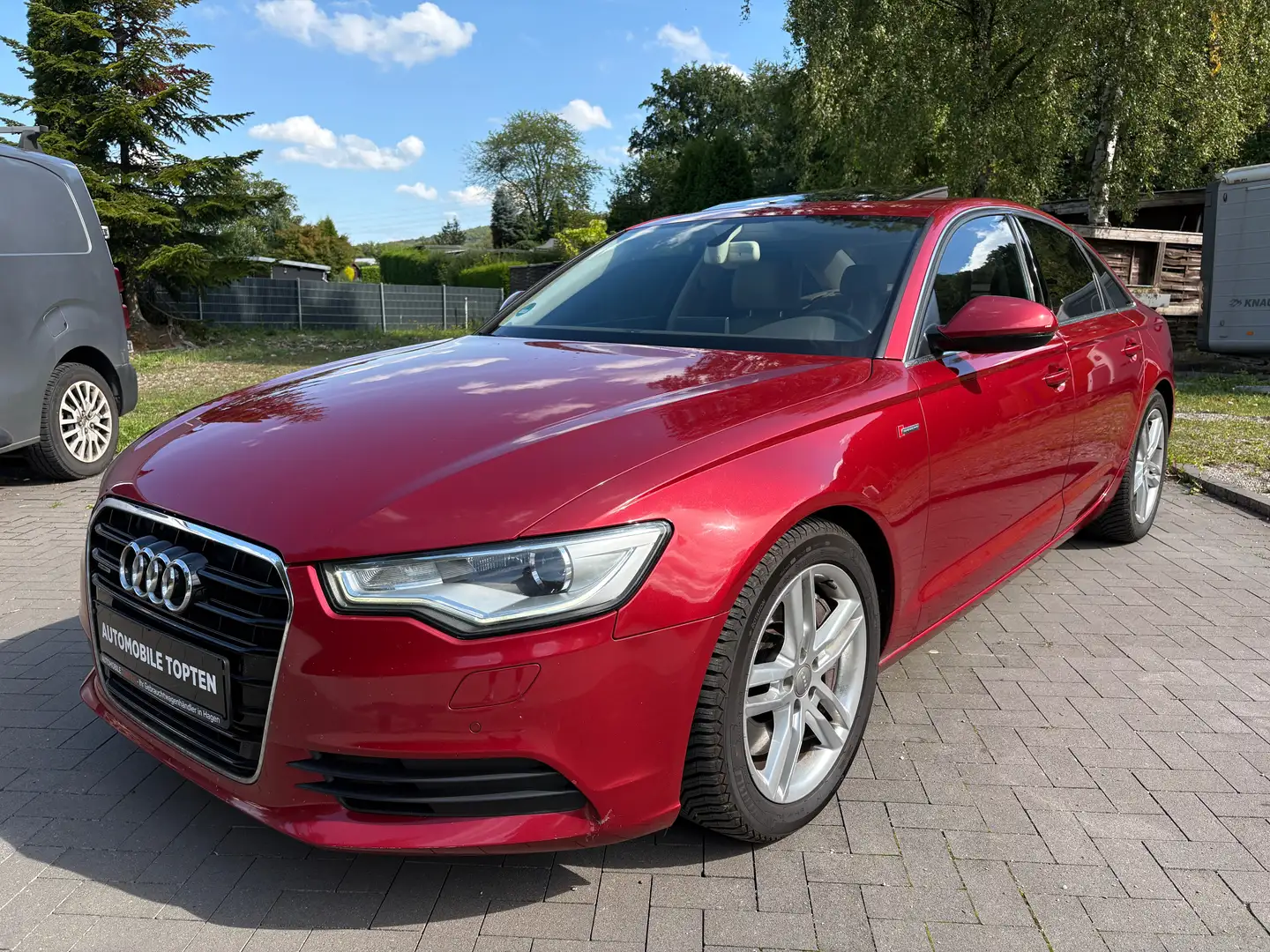 Audi A6 A6 3.0 TFSI quattro S tronic sport / SUPERCHARGE Rojo - 1