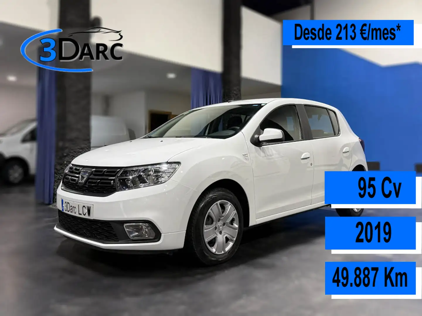 Dacia Sandero 1.5 Blue dCi Comfort 70kW Wit - 1