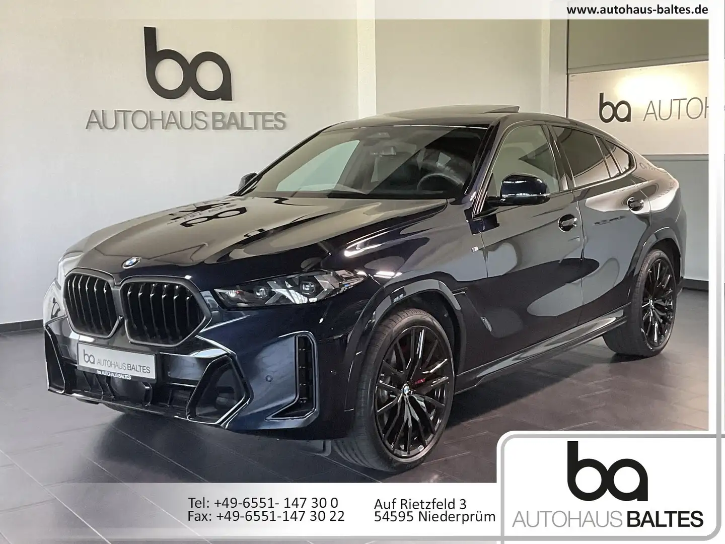 BMW X6 X6 xDrive 40d M Sport Pro 22"/Pano/HK/Luft/4Z/AHK Noir - 1