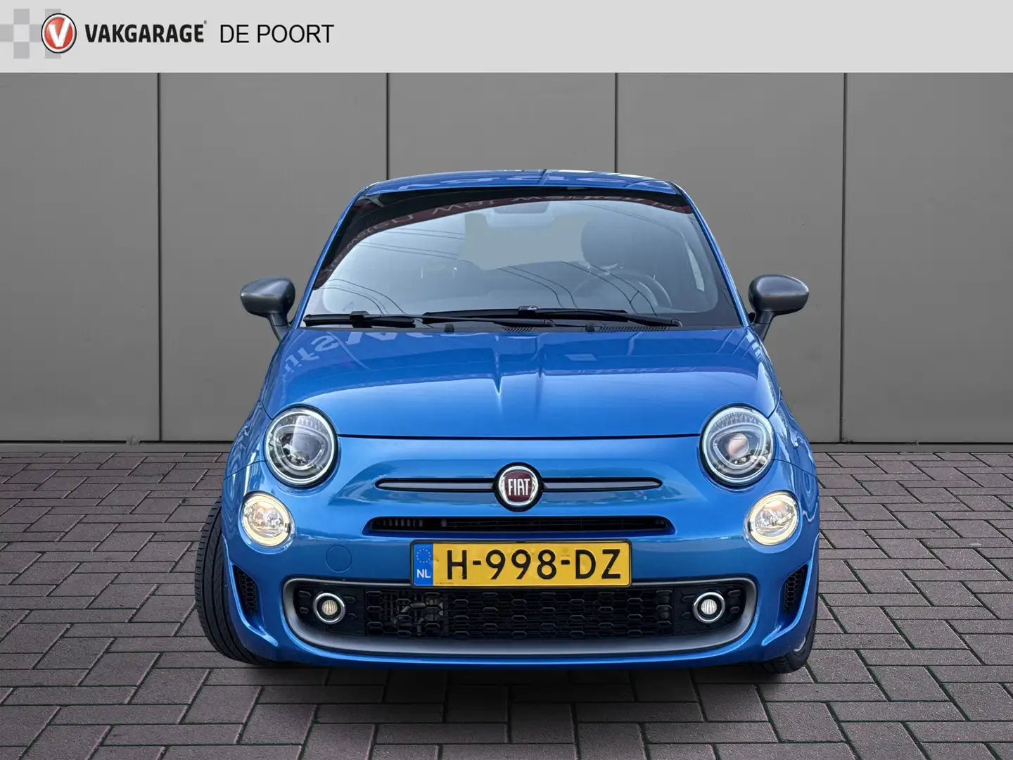 Fiat 500 0.9 TwinAir Turbo Sport | NL-auto | 1e Eig | Navi Blauw - 2